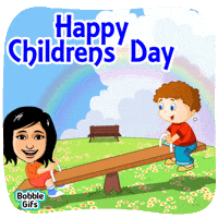 Happy World Childrens Day GIF by Bobble