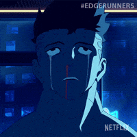 Pass Out David Martinez GIF by Cyberpunk: Edgerunners