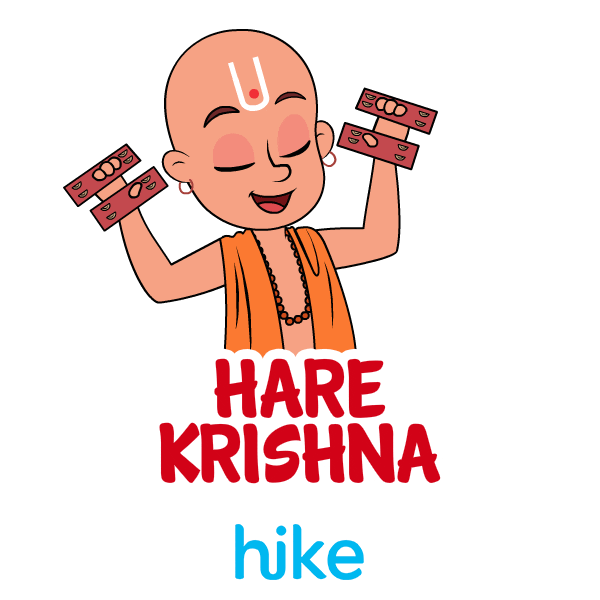 Hare Krishna India Sticker by Hike Sticker Chat