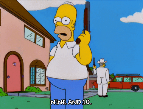 scared homer simpson GIF