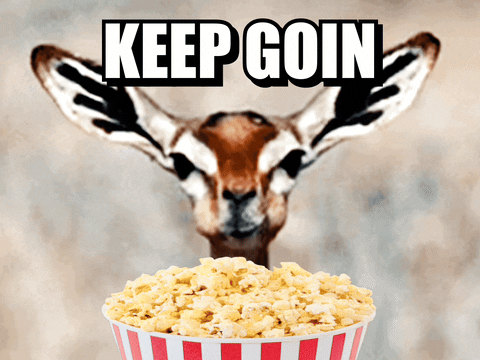 Deer Popcorn GIF
