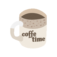 Coffee Time Cafe Sticker