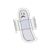 iiree period b7s sanitary pad 痛 Sticker