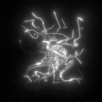 Glow Black And White GIF by xponentialdesign