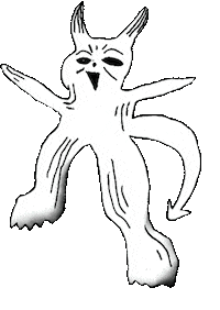 The Devil Eyes Sticker by Nastia Cistakova