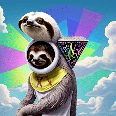 Sloth Partner GIF by Sogni AI