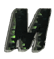 Glitch M Sticker by #BASILIO