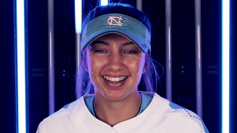 Carolina Unc Softball GIF by UNC Tar Heels
