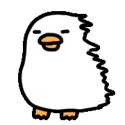 Weishasha duck wind storm Typhoon Sticker