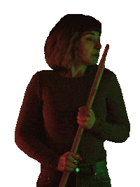 Scared Black Christmas Sticker