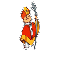 Saints Sticker by comunidadefilhosdemaria