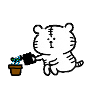 tiger plant Sticker by yoyoyon