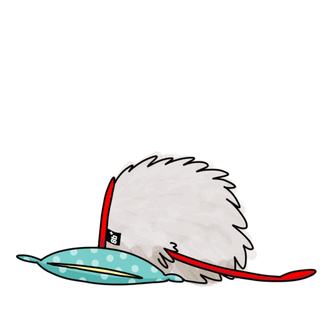 Tired Sleep Sticker by 8BPLUS