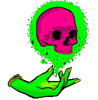 Magic Hand Sticker