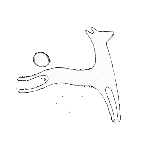 Jumping Shiba Inu Sticker