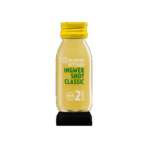 Shot Ingwer Sticker by klosterkitchen