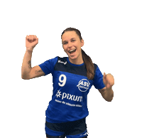 Handball Happy Dance Sticker by asvdachauhandball