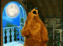 bear in the big blue house dancing GIF