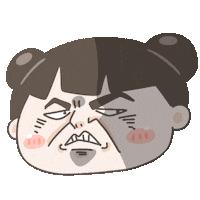 Girl Face Sticker by chuchumei