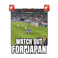 World Cup Go Japan Sticker by Bovada