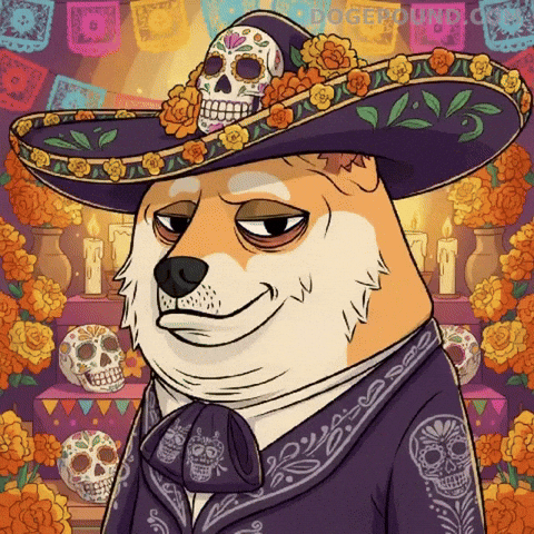 Day Of The Dead Dog GIF by Doge Pound