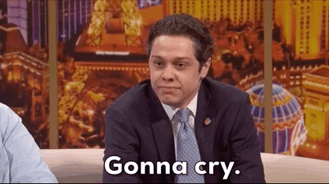 Pete Davidson Crying GIF by Saturday Night Live