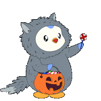 Trick Or Treat Halloween Sticker by Pudgy Penguins