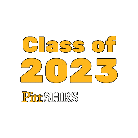 PittSHRS giphygifmaker college graduation 2023 Sticker