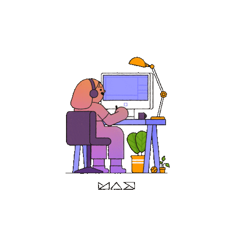 Max Working Sticker by Adobe