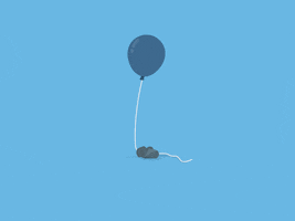 fly balloon GIF by Petter Pentilä