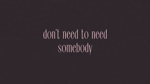 Dont Need To Need Somebody When I Got Me GIF by Kelly Clarkson