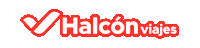 HalconViajes travel marca viajes rojo Sticker