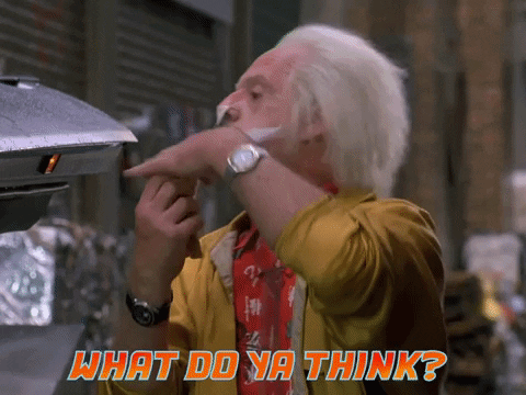What Do You Think Doc Brown GIF by Back to the Future Trilogy