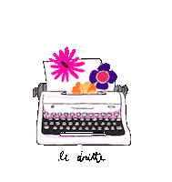 Type Writer Sticker