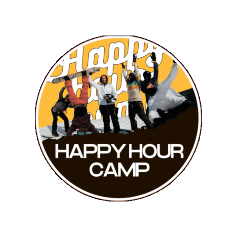 HappyHourCamp giphygifmaker Sticker