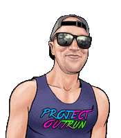 Project Outrun Sticker by eBibs