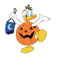 Donald Duck Halloween Sticker by Harveys Seatbelt Bag
