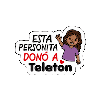 Dona Ya Sticker by Teletón Perú