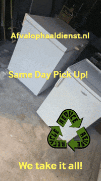 Afvalophaaldienst pick up aod recylcing same day service GIF