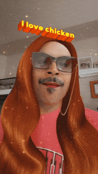 Long Hair Chicken GIF