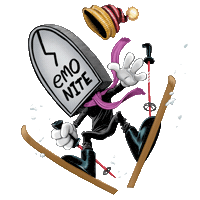 Skimo Sticker by Emo Nite