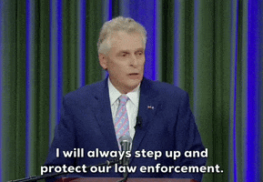 Terry Mcauliffe Virginia GIF by GIPHY News