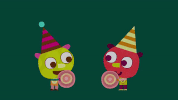 olobobtop happy fun animation smile GIF