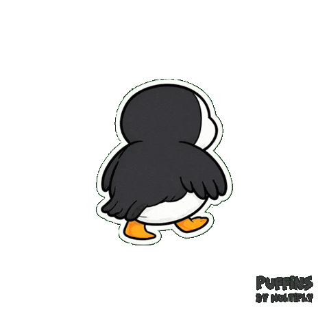 Mood Goodbye Sticker by Puffins