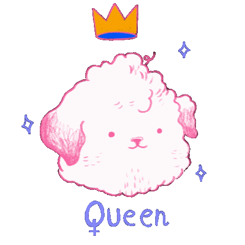 Dog Queen Sticker by Albertarrayas