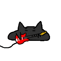 Electric Guitar Sticker