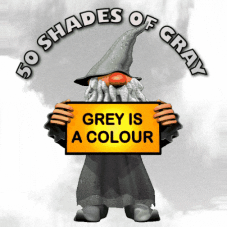 Black And White Wizard GIF