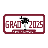 Graduation Sc Sticker by University of South Carolina