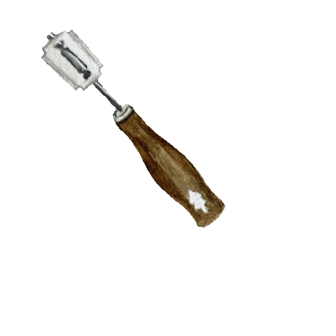 Illustration Baking Sticker