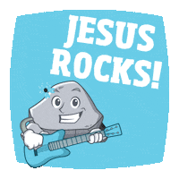 Jesusrocks Sticker by CahabaPark